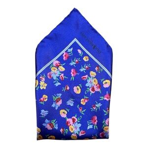 Polo By Ralph Lauren Men’s 100% Silk Handkerchief Pocket Square 17.5x17.5